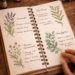 Herbal remedy note book Aromatherapy benefits