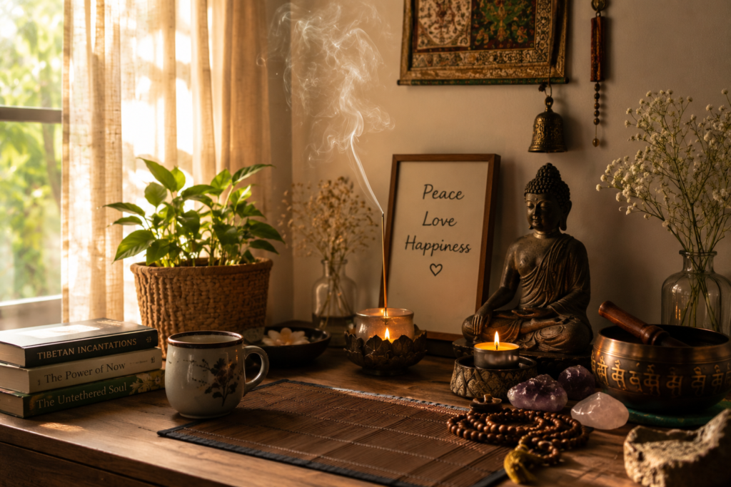 A buddha corner