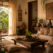 Beautiful peaceful serene earthy home