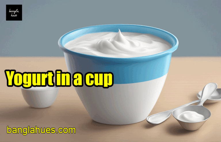 Yogurt in a cup