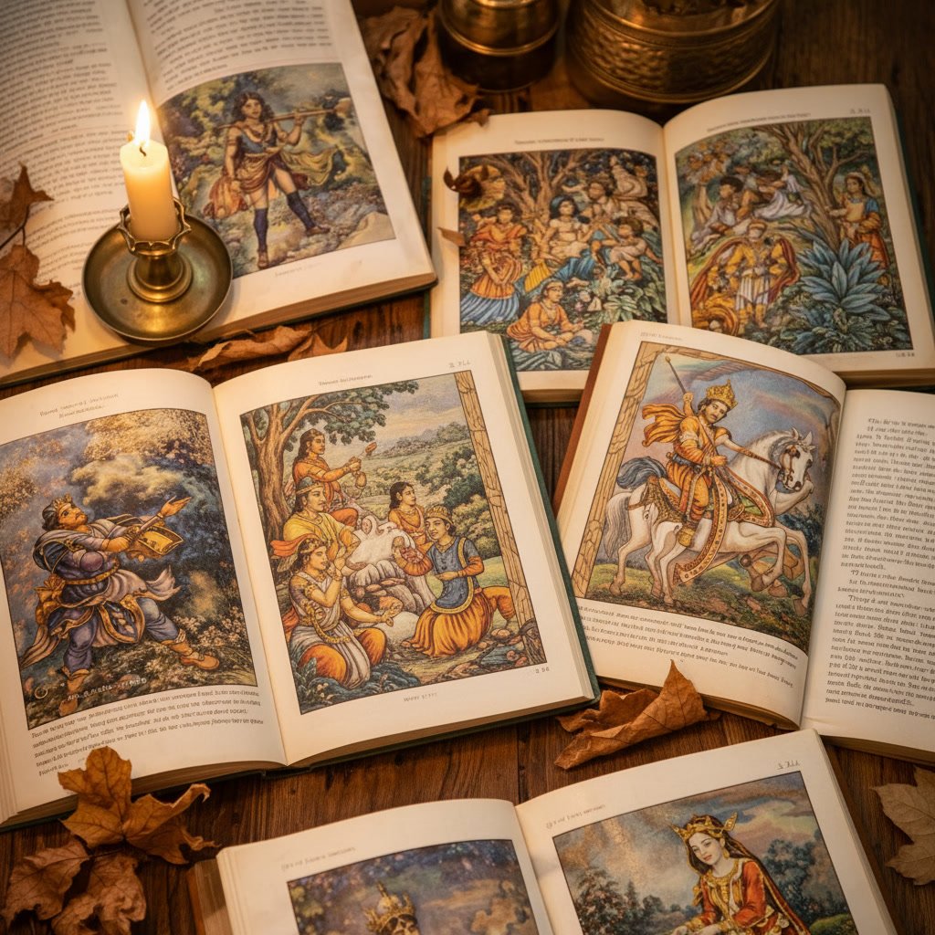 Thakur ma'r jhuli book illustration 