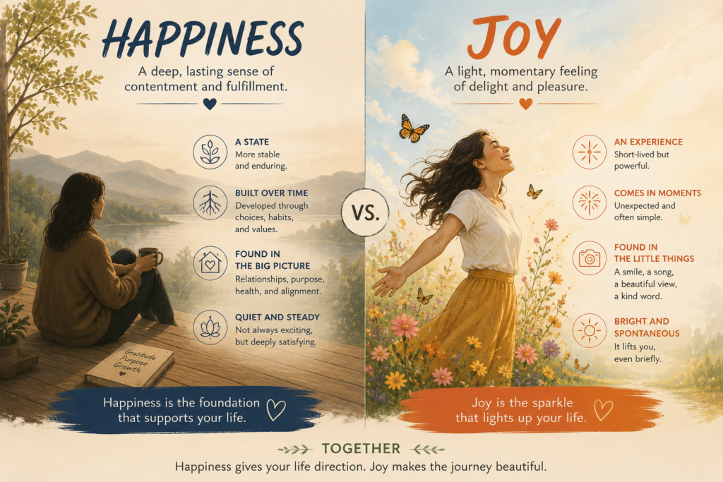 Happiness Vs. Joy