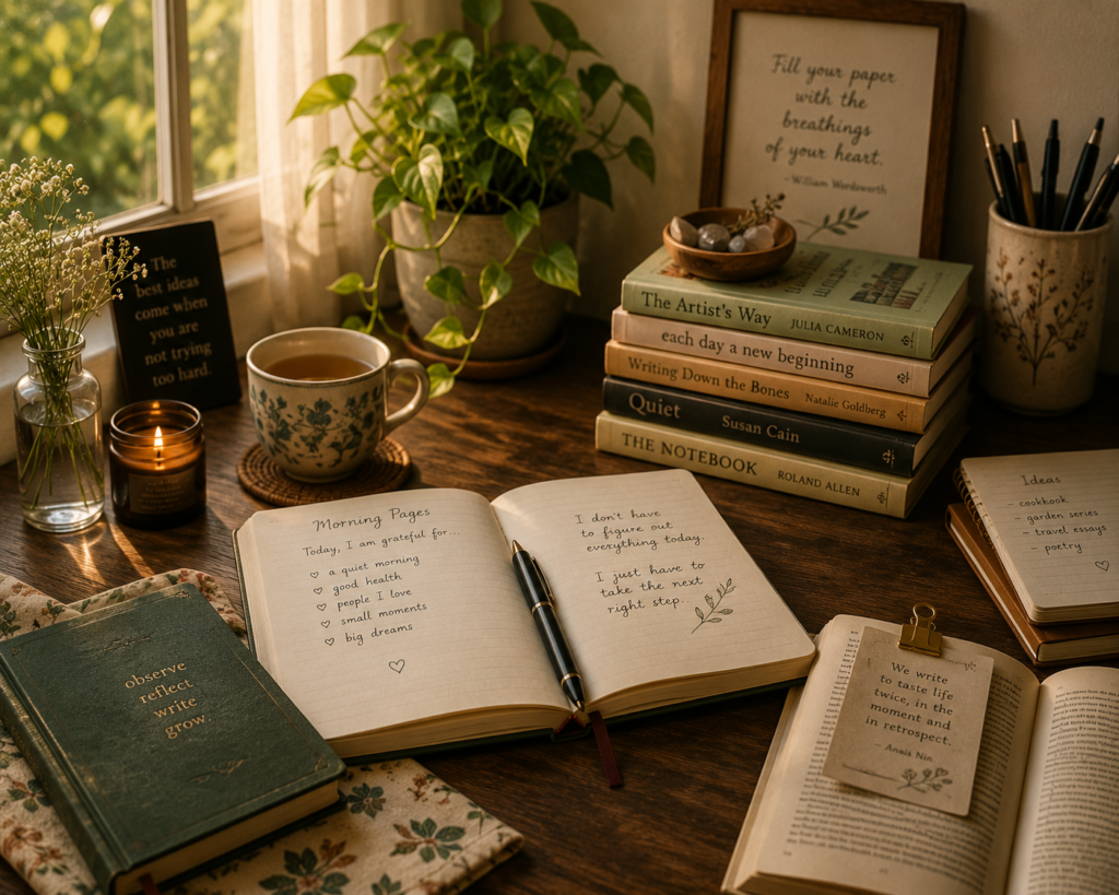 Chapter 5: Happiness Begins with Practice 2 Journaling note book and space