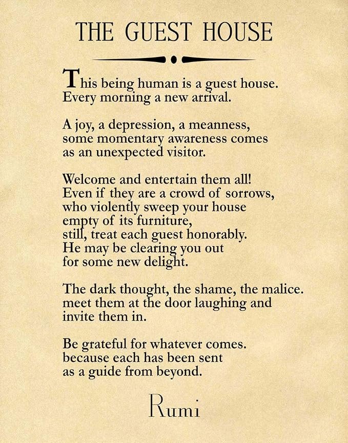 The Guest House - Rumi